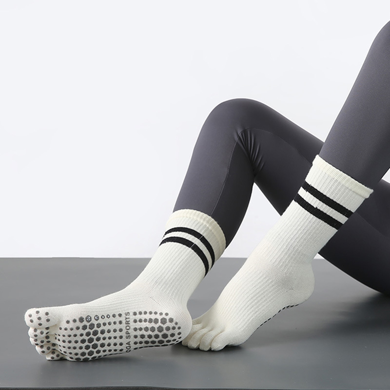 Pilates Yoga &A - Fünf Zehen Yoga Socken Frauen Casual