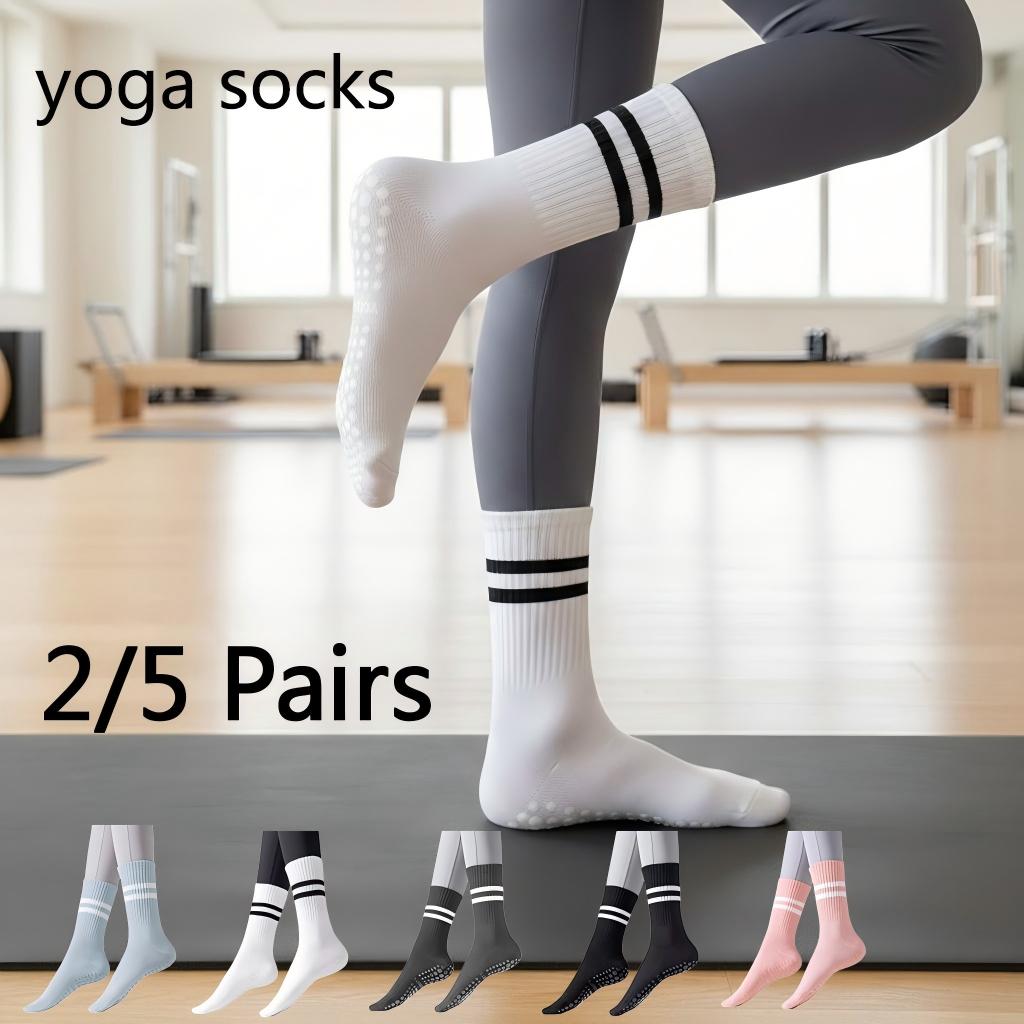 Fitness Yoga Pilates - Rutschfeste Yoga-Socken für Damen, griffige Pilates-Socken,