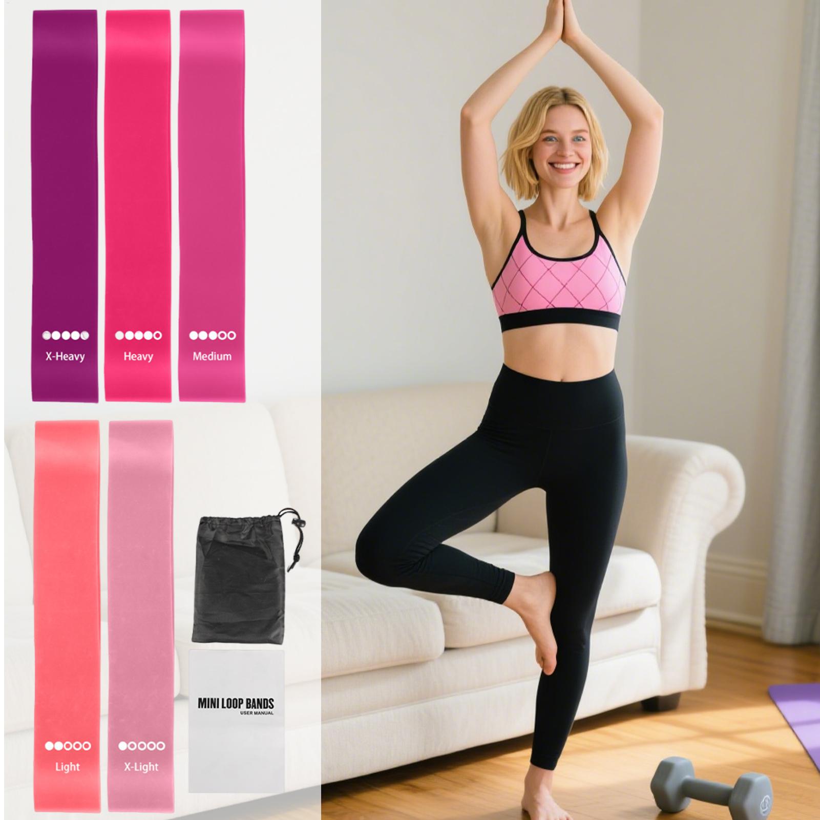 Difference Pilates And Yoga - Elastische Fitnessbänder für Yoga-Sportübungen, ideal für