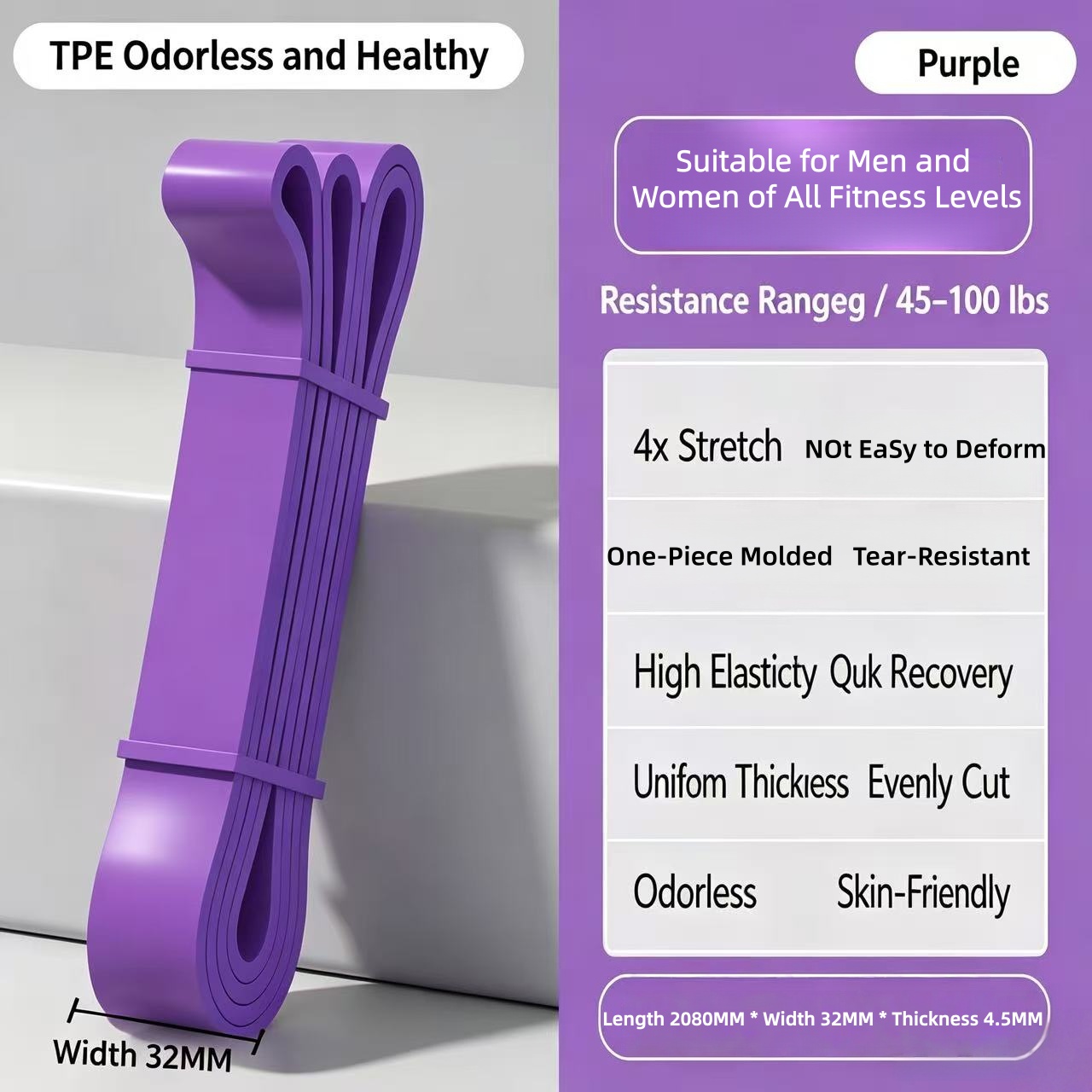 TPE-Widerstandsbänder 6 Stufen – Difference Pilates And Yoga Bewertung und Preis