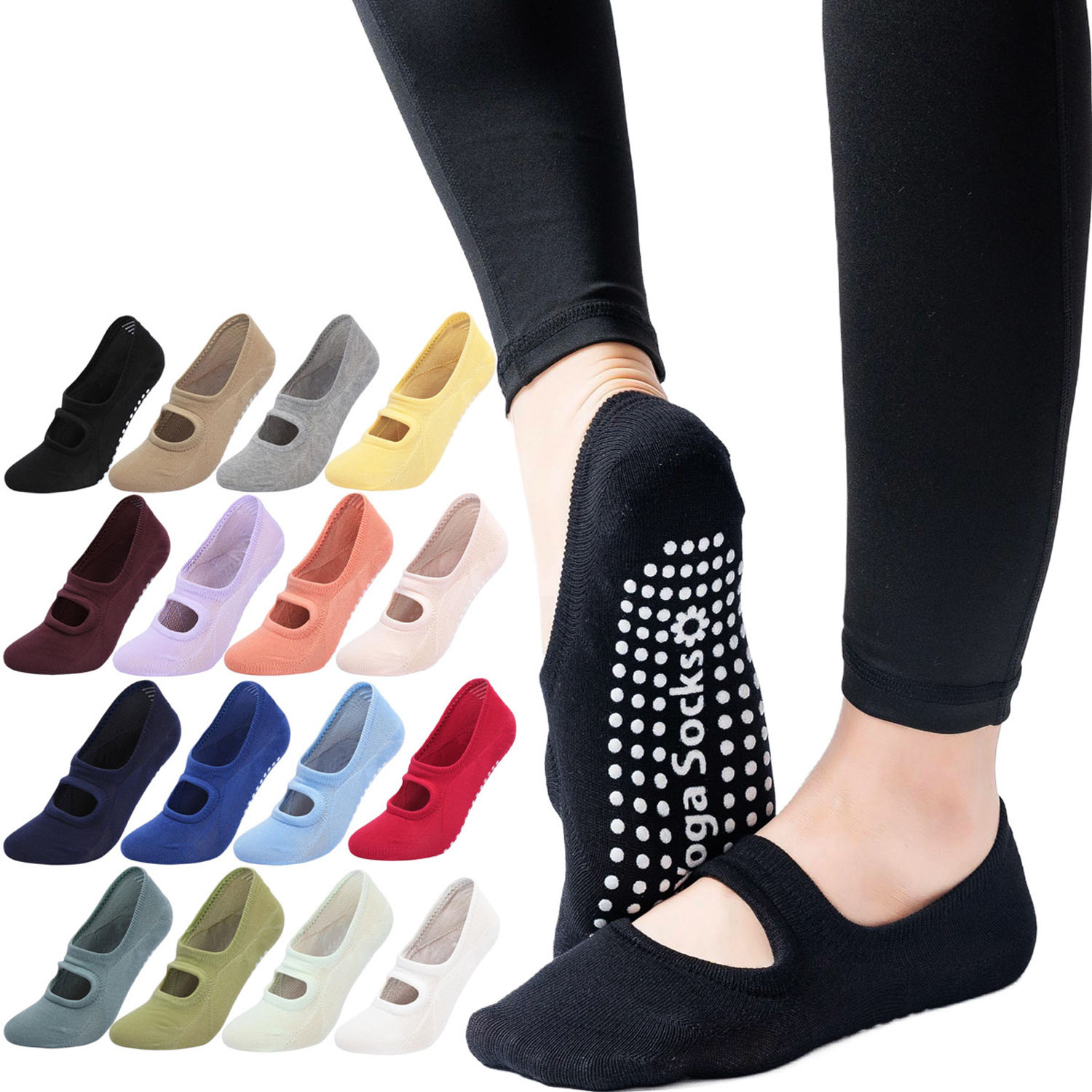 Hochwertige Damen Yoga-Socken  – Fitness Yoga Pilates Bewertung und Preis