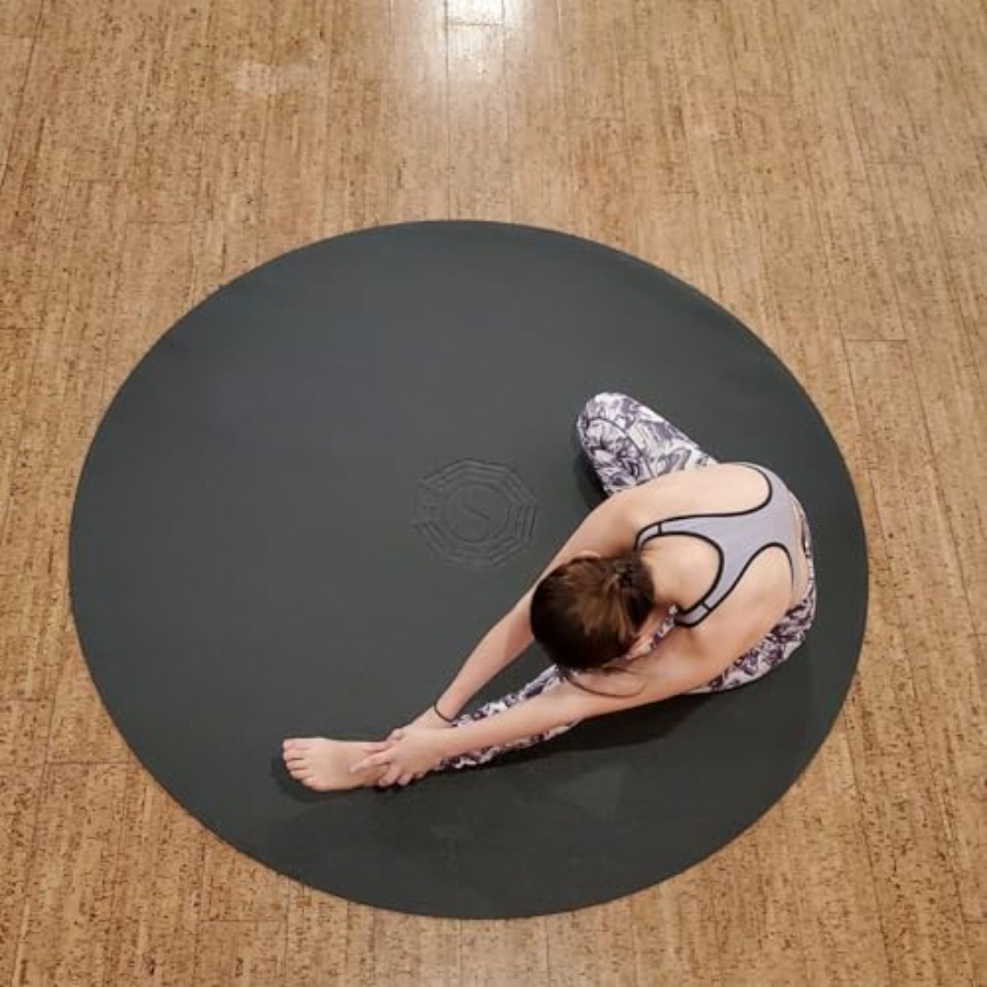 72 6' Große Runde Yoga-Matte f – Pilates Yoga And Tai Chi Bewertung und Preis