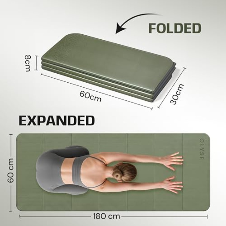 Faltbare Yogamatte für Yoga, P – Pilates Yoga Hiit Bewertung und Preis